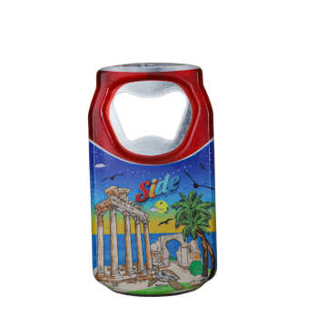 Side Themed Customised UV Printed Coca Cola Bottle Shape Plastic Base Bottle Opener 43x80 mm - 4