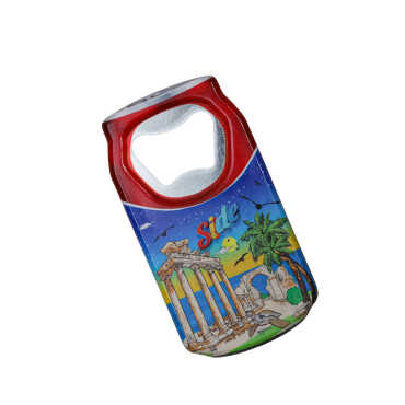 Side Themed Customised UV Printed Coca Cola Bottle Shape Plastic Base Bottle Opener 43x80 mm - 2
