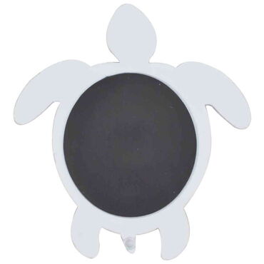 Side Themed Customised UV Printed Plastic Base Turtle Shaped Fridge Magnet 80x74 mm - Thumbnail