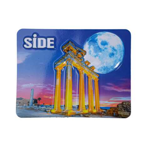 Side Themed Embossed PVC Refrigerator Magnet 70x90 mm - 1