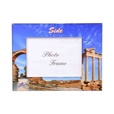 Side Themed Epoxy Photo Frame Travel Souvenir 13x18 Cm - Thumbnail