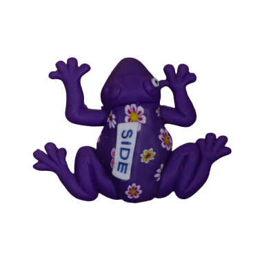 Side Themed Frog Fimo Refrigerator Magnet - 4
