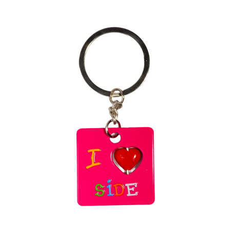 Side Themed Metal Keychain - 4
