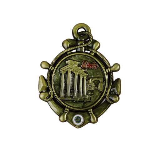 Side Themed Metal Mix Refrigerator Magnet - 4