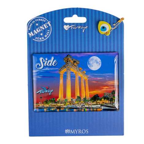 Side Themed Myros Carded Refrigerator Magnet - 1