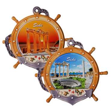 Side Themed Myros Ceramic Small Anchor Plate 20 cm - 2