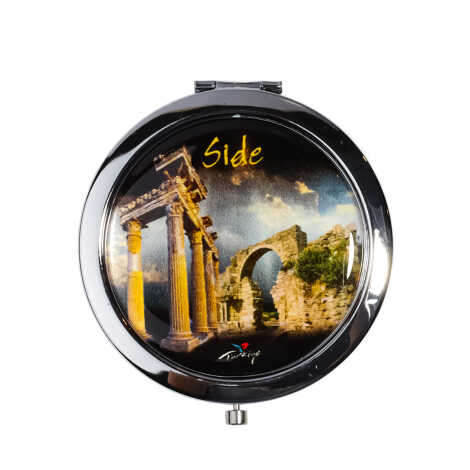Side Themed Myros Metal Round Mirror 70x11 mm - 4