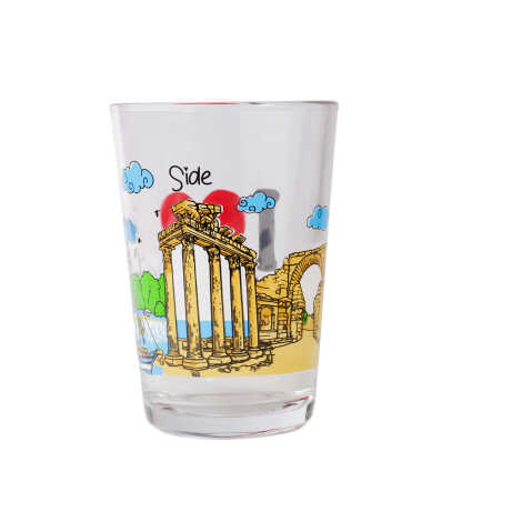 Side Themed Myros Set of Two Water Glasses - 2