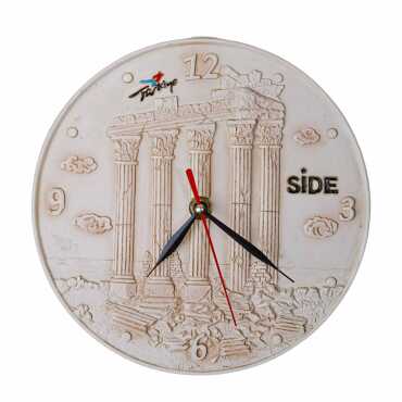 Side Themed Polyester Desktop Clock - Myros