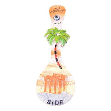 Side Themed Polyester Fridge Magnet - 12