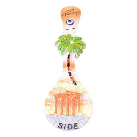Side Themed Polyester Fridge Magnet - 12