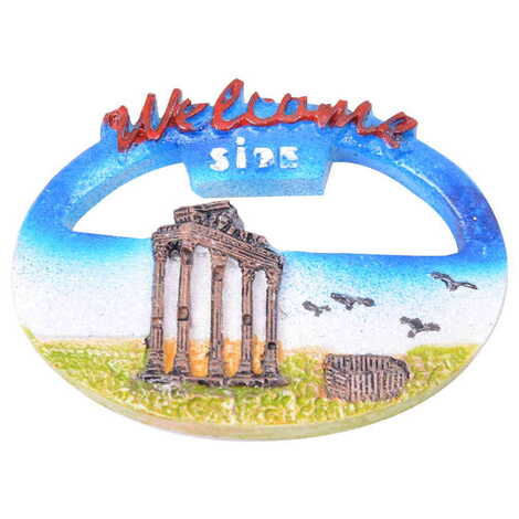 Side Themed Polyester Fridge Magnet - 40