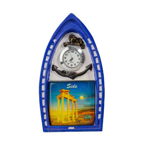 Side Themed Polyester Myros Table Clock - 1