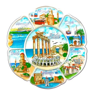 Myros - Side Themed Polyester Printed Fridge Magnet