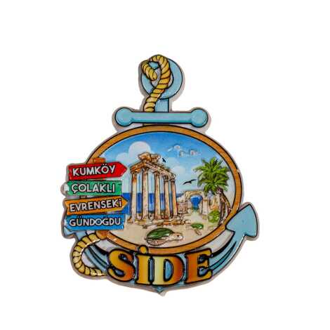 Side Themed Polyester Printed Fridge Magnet - 4