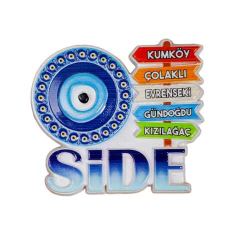 Side Themed Polyester Printed Fridge Magnet - 5