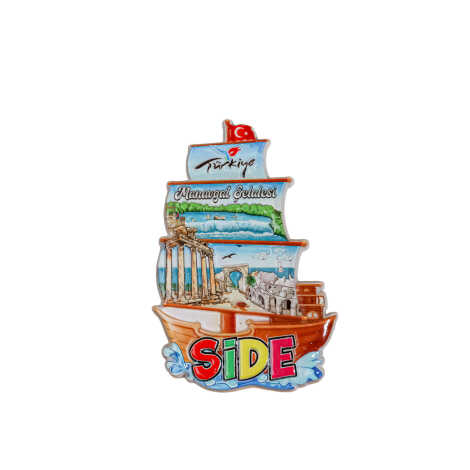 Side Themed Polyester Printed Fridge Magnet - 6