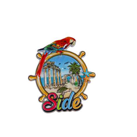 Side Themed Polyester Printed Fridge Magnet - 7