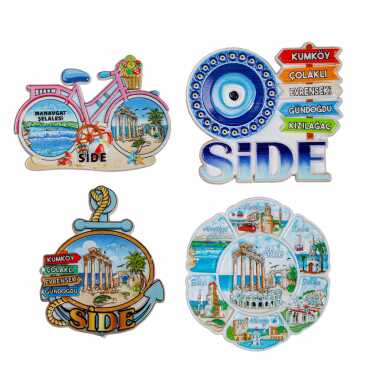 Side Themed Polyester Printed Fridge Magnet - 3