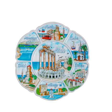 Side Themed Polyester Printed Fridge Magnet - 10