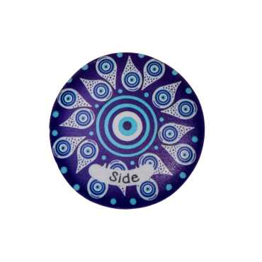 Side Themed Polyester Stone Refrigerator Magnet - 4