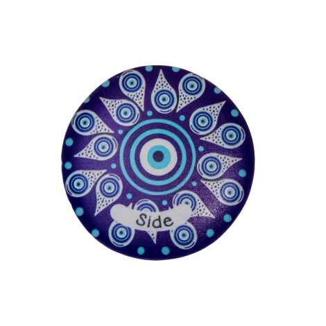 Side Themed Polyester Stone Refrigerator Magnet - 4