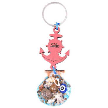 Myros - Side Themed Sea Shell Shaking Keychain