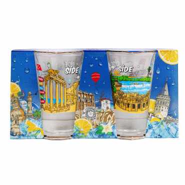 Side Themed Shot Glass Set of 2 Pcs - Myros