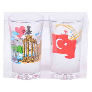 Myros - Side Themed Shot Glass Set of 2 Pcs