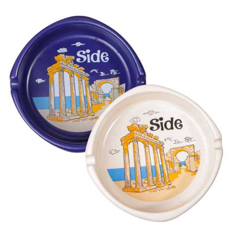 Side Themed Traditional Large Ashtray 100*40 mm - 2