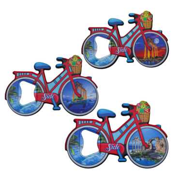Side Themed UV Bicycle Bottle Opener - 2
