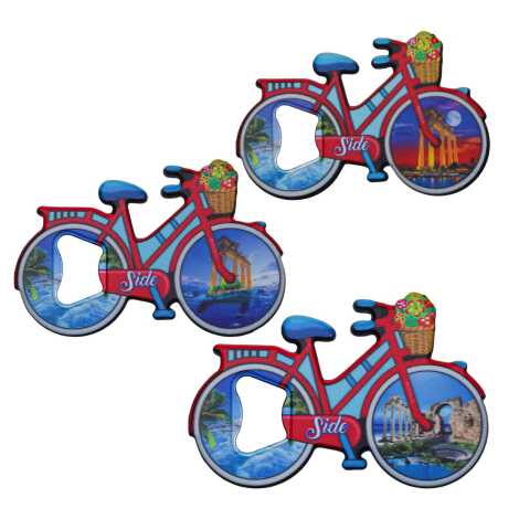 Side Themed UV Bicycle Bottle Opener - 2
