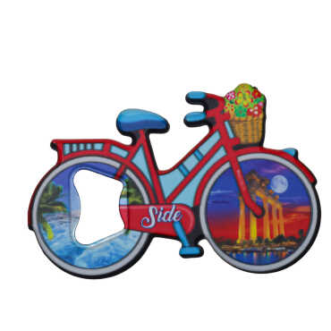 Side Themed UV Bicycle Bottle Opener - 4