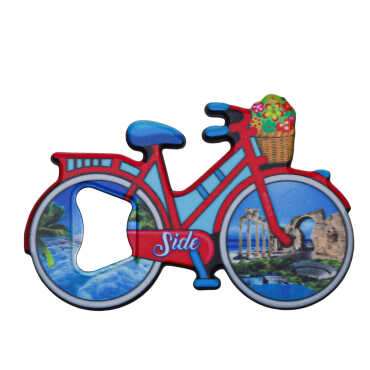 Side Themed UV Bicycle Bottle Opener - 5