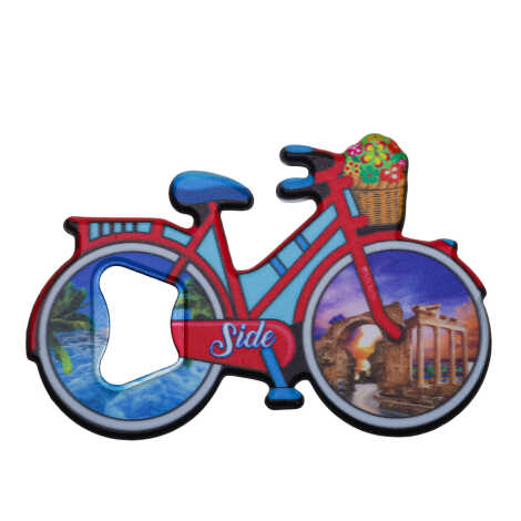 Side Themed UV Bicycle Bottle Opener - 6