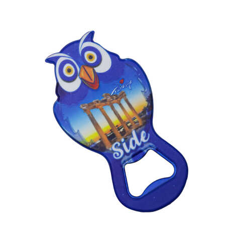 Side Themed UV Printed Owl Bottle Opener - 7