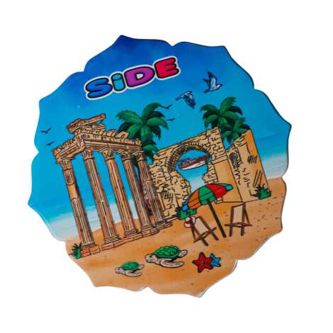 Side Themed UV Printed Star Shaped Traditional Trivet - 2