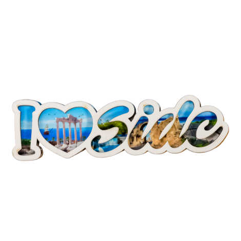 Side Themed Wooden Customised City Name Letter Souvenir Fridge Magnet - 5