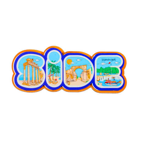 Side Themed Wooden Customised City Name Letter Souvenir Fridge Magnet - 10