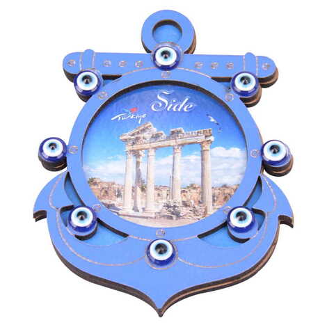Side Themed Wooden Cute Animals Souvenşr Fridge Magnet Serie C 90x120 mm - 4