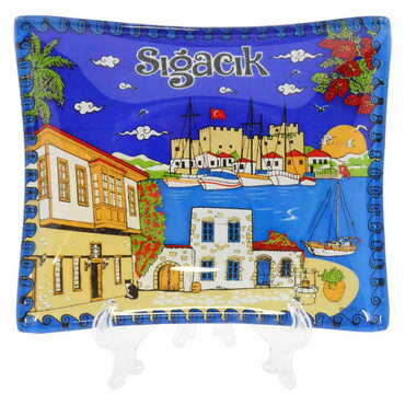 Sığacık Themed Decorative Glass Appetizers 12X14 Cm