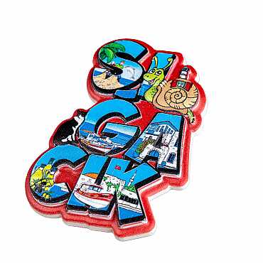 Sığacık Temalı Myros Yöresel Polyester Magnet - 16