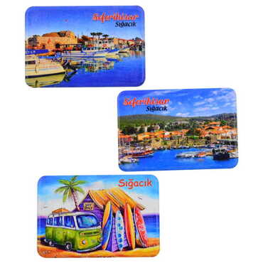 Toptan Sığacık Temalı Uv Baskılı Magnet 80x50 mm - 4