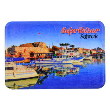 Toptan Sığacık Temalı Uv Baskılı Magnet 80x50 mm - 5