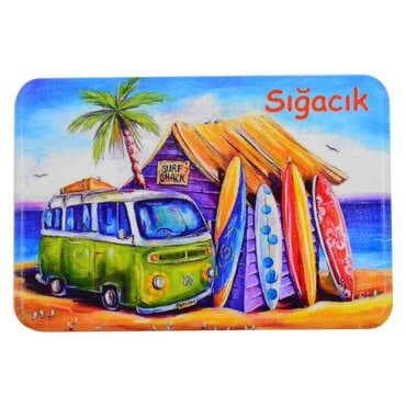 Toptan Sığacık Temalı Uv Baskılı Magnet 80x50 mm - 6
