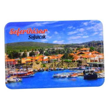 Toptan Sığacık Temalı Uv Baskılı Magnet 80x50 mm - 7