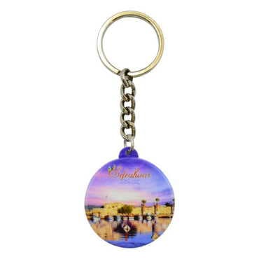 Toptan Sığacık Temalı Myros Uv Kare Anahtarlik 42.3 Mm