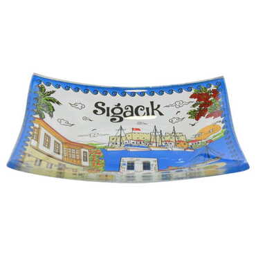 Sığacık Themed Decorative Glass Appetizers 12X14 Cm - Thumbnail