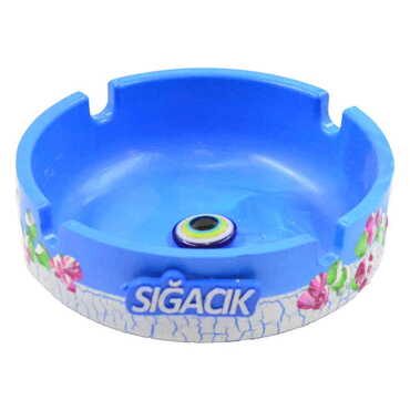 Sığacık Themed Marine Themed Polyester Ashtray - Thumbnail