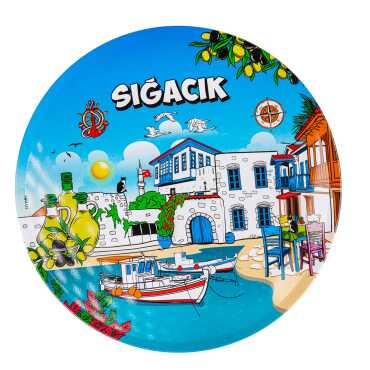 Sığacık Themed Metal Trivet - 1